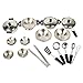 Produktbild Winni43Julian Kochgeschirr Kinder Metall, 20 Stück Kinderküche Zubehör Set, Spielküche Zubehör Töpfe, Topf Spielzeug, Küchenspielzeug, Topfset Kinderküche, Kinder Kochtopfset
