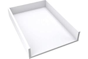 regalik Plan à Langer Universal, Extension pour Commode de Largeur Variable, Amovible, Plan à Langer avec Façades Droites, Blanc, 72 cm x 54 cm