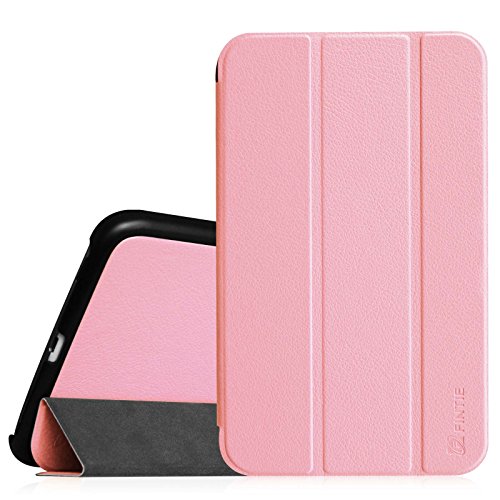 Fintie Samsung Galaxy Tab 4 8.0 Hülle Case - Ultra schlank superleicht Ständer Smart Shell Cover Schutzhülle Etui Tasche mit Auto Schlaf / Wach Funktion, Pink