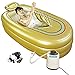 Produktbild Iashion Erwachsene Aufblasbare Badewanne, Tragbare PVC-Falt Sauna-Bidets, Spa-Massage-Bad-Fass-Pool, Linderung Müdigkeit/Gesundheit/Aufhellung, 168 * 78 * 48Cm,Steamer