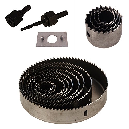 Malayas® 16 tlg Lochsäge set Lochsägesatz 19-127mm Bohrkrone Dosenbohrer Lochkreissäge im Koffer Kreisschneider Runde Bohrer präzise Glatte Saubere Löcher Werkzeug für Holz Plastik Gipskartonplatten - 5