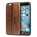 Price comparison product image iPhone 6 Plus and 6S Plus Wood Case, Snugg Apple iPhone 6 Plus and 6S Plus Bumper Cover [Genuine Wood] TPU Shell Skin Ultra-Slim - Walnut