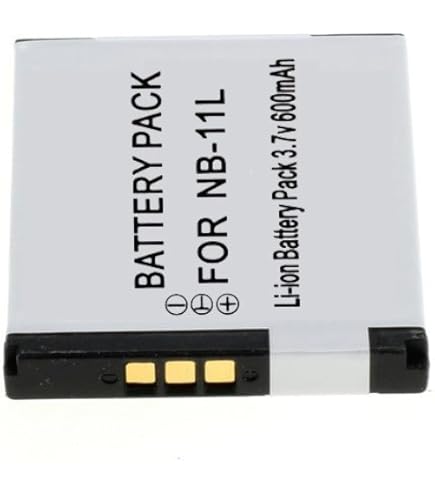 3 Batterie Per Fotocamera Canon IXUS - NB-11L, 500mAh, Li-Ion - Foto 13