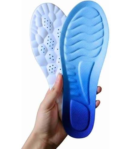 Elegant Choise 4D Memory Foam Shoe Insoles- Orthotic Inserts for Men & Women ,Perfect for Sports