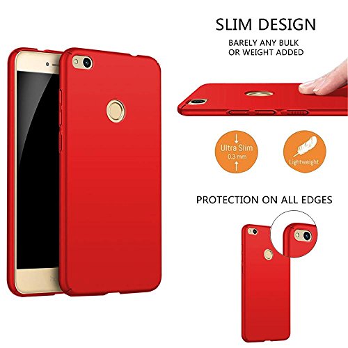 Qissy Carcasa Huawei P8 Lite 2017 Series Incluido Anti-Scratch Anti-Huella Dactilar a Prueba de Choque Suave Protective Case Cover Skin para Huawei P8 Lite 2017 Series Rojo Qissy Carcasa Huawei P8 Lite 2017 Series Incluido Anti-Scratch Anti-Huella Dactilar a Prueba de Choque Suave Protective Case Cover Skin para Huawei P8 Lite 2017 Series Rojo