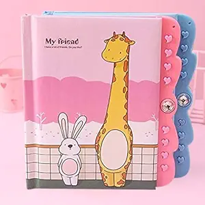 Parteet Pack of 2 Secret Password Lock Diary for Boys -Birthday Return Gifts(Assorted Color)