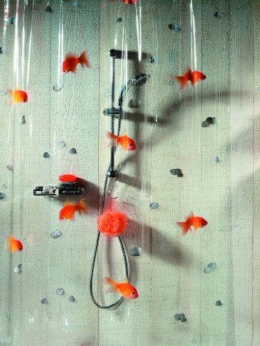GOLDFISH ORANGE 180X200 DUSCHVORHANG VINYL - 2
