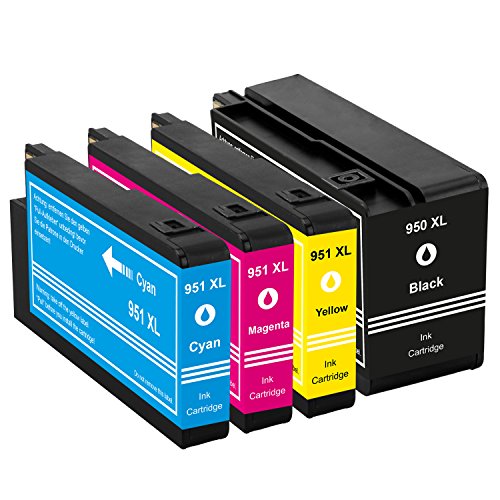 PlatinumSerie® 4x Patrone kompatibel für HP 950XL & 951XL HP Officejet Pro 8616 E-All-In-One 8620 E-All-In-One 8625 E-All-In-One - 2