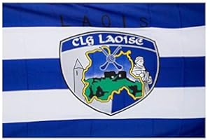 OFFICIAL IRELAND GAA crest COUNTY FLAG LAOIS 152cm x91cm very limited stock