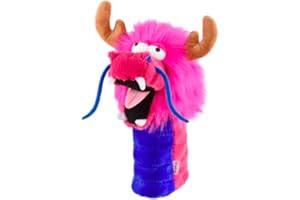 DAPHNE'S HEADCOVERS Daphne's Pink Dragon Headcover Driver, Mehrfarbig, Einheitsgröße
