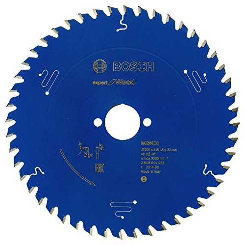 Bosch Kreissägeblatt Expert für Holz, 200 x 30 x 2,8 mm, Zähnezahl 48, 1 Stück, 2608644053