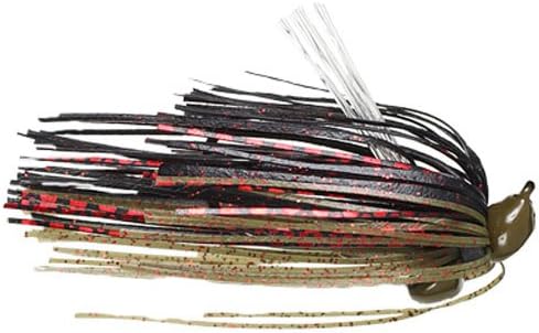 Megastrike Evolution Heavy Cover Jig, Pack of 2 (1/2-Ounce, Green/Pump Head Green Pump Red Flake Craw Skirt)