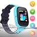 Produktbild bhdlovely SmartWatch Kinder Wasserdicht LBS Tracker Kinderuhr Junge Mädchen Uhr Phone für Kinder(Q15-Blau)