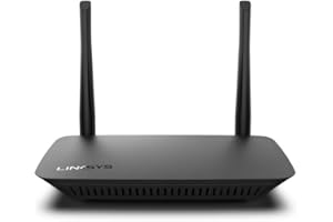 Linksys Routeur Wifi 5 Wlan Double - Bande E5400 Ac1200 (Routeur Sans Fil, pour Internet, Jeux, Streaming, Jusqu’à 1,2 Gbit/S, 4 Ports ethernet, Contrôle Parental, Accès Invité)