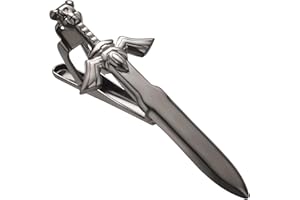 RunootPR Sword Tie Clip for Men Silver Gold Unique Tie Bar Personalized Party Suit Jewellery Gift 6cm