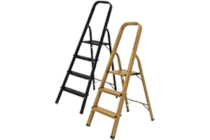 CRAFTFULL 𝐂𝐑𝐀𝐅𝐓𝐅𝐔𝐋𝐋 Échelle Pliante en Aluminium CF-133A | 2-6 marches - Pliable - Jusqu'à 150 kg - Escabeau Domestique - Échelle - Escabeau à marches