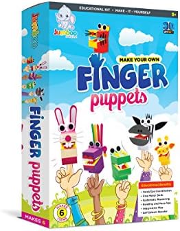 Jumboo Toys DIY 3D Finger Puppets Kids Toy Craft Project Kit