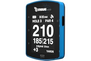 IZZO Swami Kiss 2.0 Golf-GPS-Ragnefinder mit integrierten Magneten, Blau
