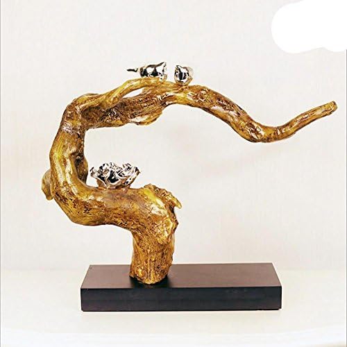 PENG Resin Crafts New Chinese Style Home Creative Magpie Floral Decoration Hotel Decorative Gifts