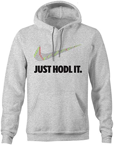 Crypto Clothing Just HODL It Graphic Unisex Pullover Hoodie