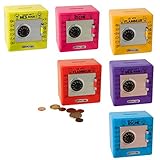  CMP Juguete recinto Hucha Caja Fuerte con código 6 x 8.5 x 9 cm PVC