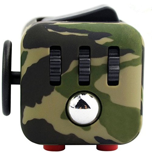 Caroki Fidget Cube Relieves Stress And Anxiety for Children and Adults Anxiety Attention Toy (Camouflage Green) Caroki Fidget Cube Relieves Stress And Anxiety for Children and Adults Anxiety Attention Toy (Camouflage Green)