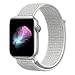 Produktbild HILIMNY Für Apple Watch Armband 38MM, Nylon Armband Ersatz für iwatch Series 3, Series 2, Series 1 (Summit White, 38MM)