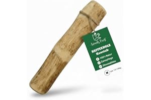 ANIMALS FINEST Kaffeeholz Kaustab für Hunde – 100 % natürlich & nachhaltig | Fördert Zahngesundheit & reduziert Zahnstein | Splitterarmes, langlebiges Kauspielzeug für kleine, mittlere & große Hunde (M)