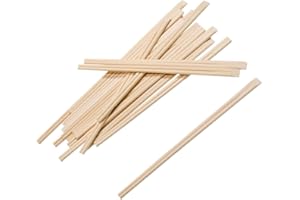 MIRAFLORES ORIGINAL Bacchette Cinesi Monouso Confezionate Singolarmente Confezione da 100 Paia - Lunghezza 21 cm - In Legno Usa e Getta - Indicate per Sushi, Cucina Cinese, Pesce e Piatti Asiatici - Biodegradabili