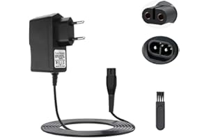 Azlanway 4.3V A00390 Caricatore Caricabatterie Per Phillips Norelco Oneblade QP2520 QP2620 QP2510 MG3710 MG3720 MG3730 MG5720 MG5730 BT3206 BT3208 Replacement Rasoio Alimentatore Charger Cord Cavo