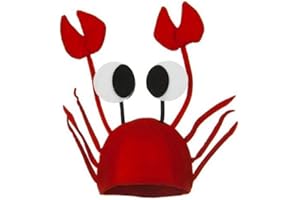 She's Shining Zabawne zwierzę fantazyjny kostium kapelusze kobiety dziewczyny Boże Narodzenie uroczy krab kapelusz impreza kostium, regulowany, czerwony