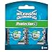 2 x 8 Wilkinson Sword Protector 3 Razor / 16 pieces