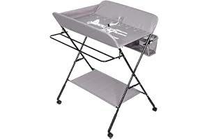 NA Portable Baby Diaper Changing Table with Wheels