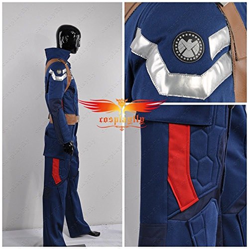 Captain America 2 The Winter Soldier Steve Rogers Cosplay Costume (Male L)