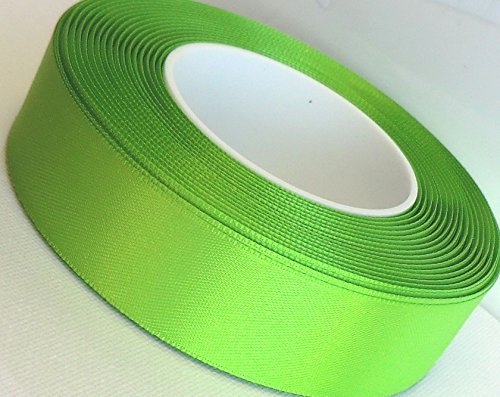 SATINBAND 25m x 25mm MAIGRÜN - GRÜN Schleifenband Satin Geschenkband DEKOBAND