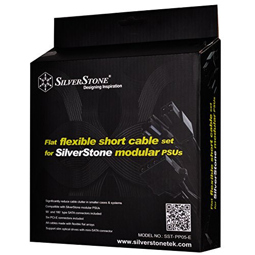 SilverStone SST-PP05-E – kurzes Netzteil Kabelset für SilverStone Strider Serie 100% modular - 11