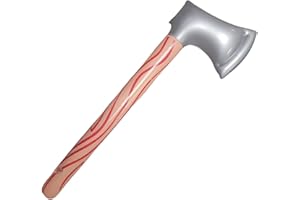 JNAWA Halloween Fake Axe Costume Pirate Party Stage Props Lightweight Halloween Props Party Supplies for Children Kids Role-Play Battle Accessory