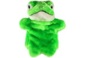 Larcele Jolie marionnette en peluche douce (SO-30 grenouille).