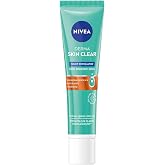 NIVEA Derma Skin Clear Night Exfoliator Night Purifying Cream 40ml, Acne with 8% Glycolic Acid (AHA) and Salicylic Acid (BHA)