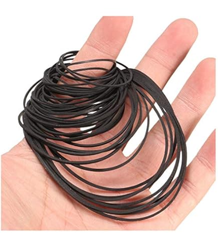 Flat Rubber Drive Belts 100 Pcs Recorder Rubber Belts 40-135 Mm Square Cassette Tape Recorder Replacement Belt - View #4