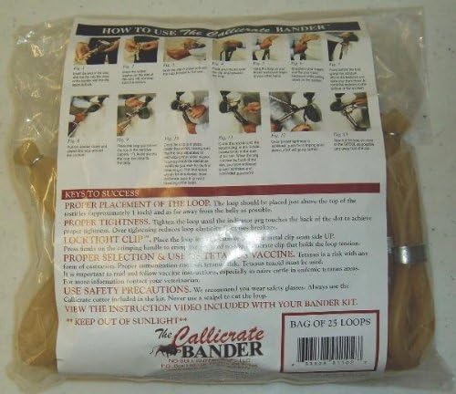 Callicrate Castration Bands, 25 Pk