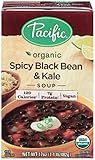 Alimentos Pacífico - Sopa picante orgánica de la haba negra y de la col rizada - 17 oz.