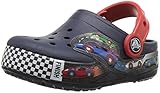 Material exterior: Caucho Crocs Crocband Fun Lab Lights Clog Kids, Unisex Niños Zueco, Azul (Navy), 32-33 EU