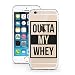 Produktbild licaso Handyhülle für iPhone 5 & 5S SE aus TPU mit Outta my Whey Protein Gym Eiweiß Fitness Pumpen Print Design Schutz Hülle Protector Soft Extra