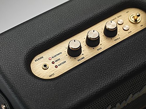 Marshall Speaker Kilburn Portatile a Batteria Bluetooth per MP3/Smartphone, Nero