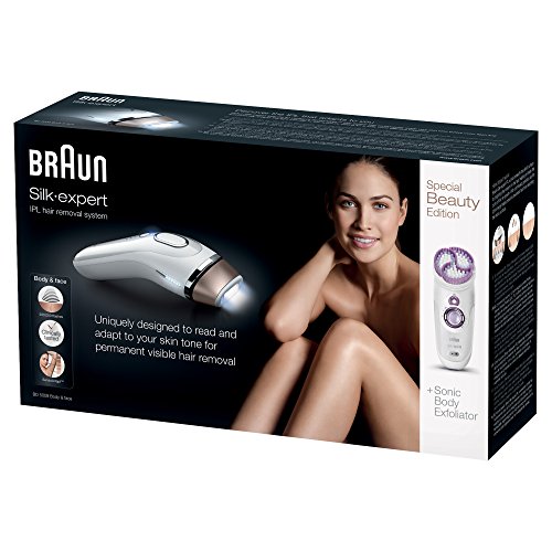 Braun Silk-expert IPL Haarentfernungsgerät BD5009, mit SkinSpa Peeling-Gerät, Intense Pulse Light Technologie, weiß/gold - 6