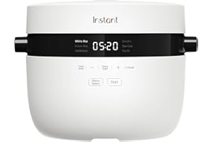 Instant Pot Riskokare och ångkokare 5 l (20 koppar) – diskmaskinssäker non-stick-kastrull, ånginsats i rostfritt stål, mätgla