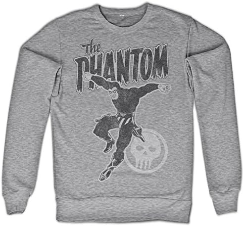 Phantom Jump Distressed Sweatshirt (H.Grey), XX-Large