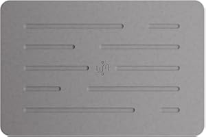 Wim Spa Diatomite Stein Badematte Badvorleger - Schnell trocknende, nachhaltige & rutschfeste Stone Plate 60x39cm fürs Bad, Dusche, Pool - Super schnelltrocknend aus 100% Naturstein Diatomit Kieselgur