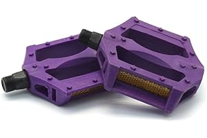 1 paire de pédales de vélo pour enfant en résine Tong Yue 6/16 avec catadioptres